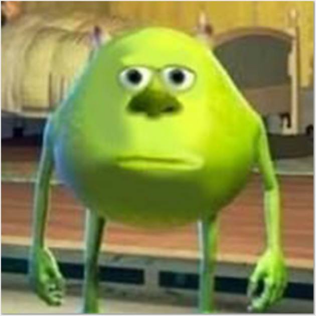 mike wazowski meme blank meme template
